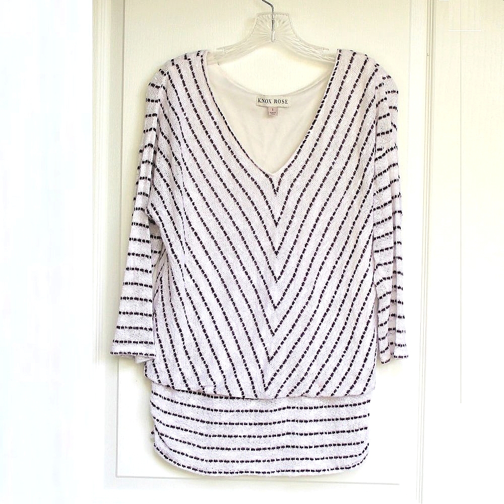 Knox Rose long sleeve knitted blouse